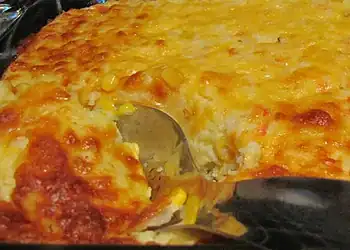 Easy Cheesy Sweetcorn Bake with Maize Meal (Traditional Paptert)uller for Saffarazzi Recipes - Saffarazzi Easy Cheesy Sweetcorn Bake with Maize Meal (Traditional Paptert)