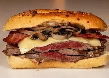 How to Make a Man Pie (Pressed Ribeye Sandwich with Bacon & Swiss) - Saffarazzi How to Make a Man Pie (Pressed Ribeye Sandwich with Bacon & Swiss)