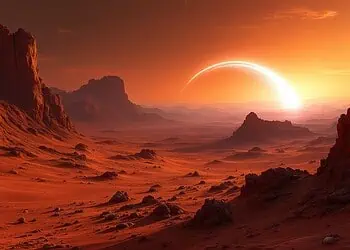 Mars Conjunct Uranus: Horoscope Art for 5 July 2026 - Saffarazzi Mars Conjunct Uranus — Horoscopes and Lucky Numbers for 5 July 2026
