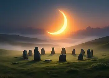 Sun Conjunct Mercury: Horoscope Art for 10 July 2026 - Saffarazzi Sun Conjunct Mercury — Horoscopes and Lucky Numbers for 10 July 2026