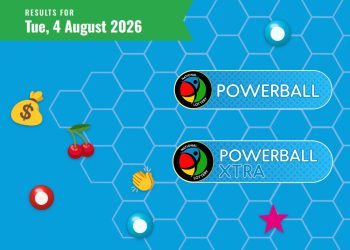 Powerball and Powerball XTRA Results — Tuesday, 4 August 2026 - Saffarazzi Powerball and Powerball XTRA Results lottery draw results for Tuesday, 4 August 2026