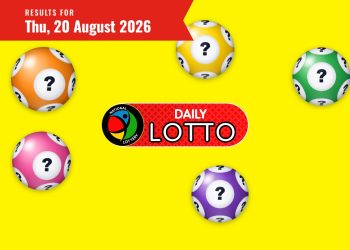 Daily Lotto Results - Thursday, 20 August 2026 - Saffarazzi Daily Lotto Results lottery draw results for Thursday, 20 August 2026