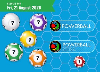 Powerball and Powerball XTRA Results - Friday, 21 August 2026 - Saffarazzi Powerball and Powerball XTRA Results lottery draw results for Friday, 21 August 2026