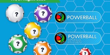 Powerball and Powerball XTRA Results lottery draw results for Friday, 21 August 2026
