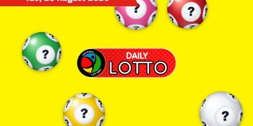 Daily Lotto Results lottery draw results for Tuesday, 25 August 2026