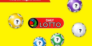 Daily Lotto Results lottery draw results for Wednesday, 26 August 2026