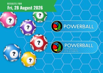 Powerball and Powerball XTRA Results - Friday, 28 August 2026 - Saffarazzi Powerball and Powerball XTRA Results lottery draw results for Friday, 28 August 2026