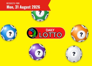 Daily Lotto Results - Monday, 31 August 2026 - Saffarazzi Daily Lotto Results lottery draw results for Monday, 31 August 2026