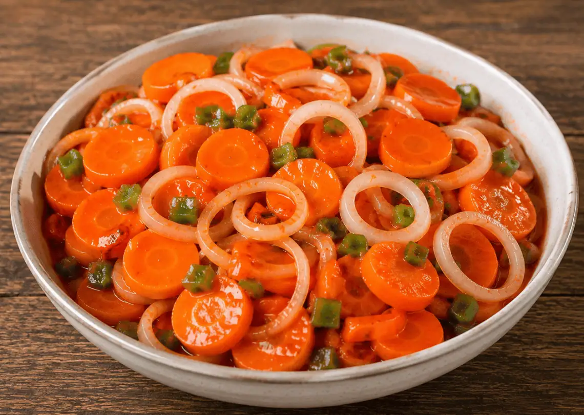 Copper Penny Carrot Salad – A Modern Twist on a South African Classic - Saffarazzi Copper Penny Carrot Salad – A Modern Twist on a South African Classic
