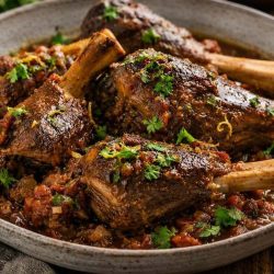 Lamb Shanks Recipe: A Chef's Slow-Braised Twist on a Classic Comfort Dish - Saffarazzi Lamb Shanks Recipe: A Chef's Slow-Braised Twist on a Classic Comfort Dish