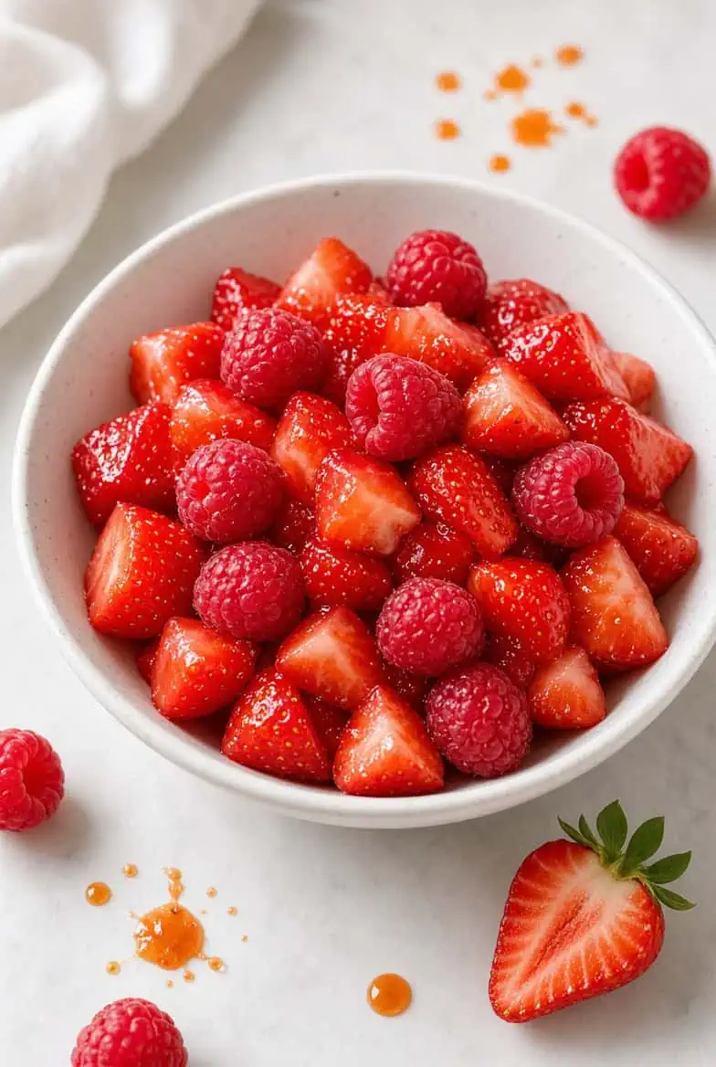 Strawberries for Royal Ween Pudding - Saffarazzi Strawberries for Royal Ween Pudding