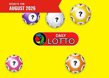 Daily Lotto Results - August 2026 - Saffarazzi Daily Lotto Results - August 2026