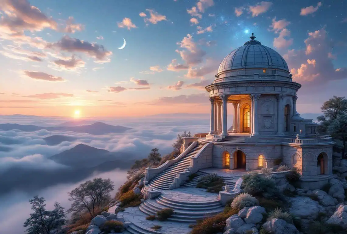 Mercury Meets Jupiter: Horoscope Art for 13 August 2026 - Saffarazzi Mercury Meets Jupiter — Horoscopes and Lucky Numbers for 13 August 2026