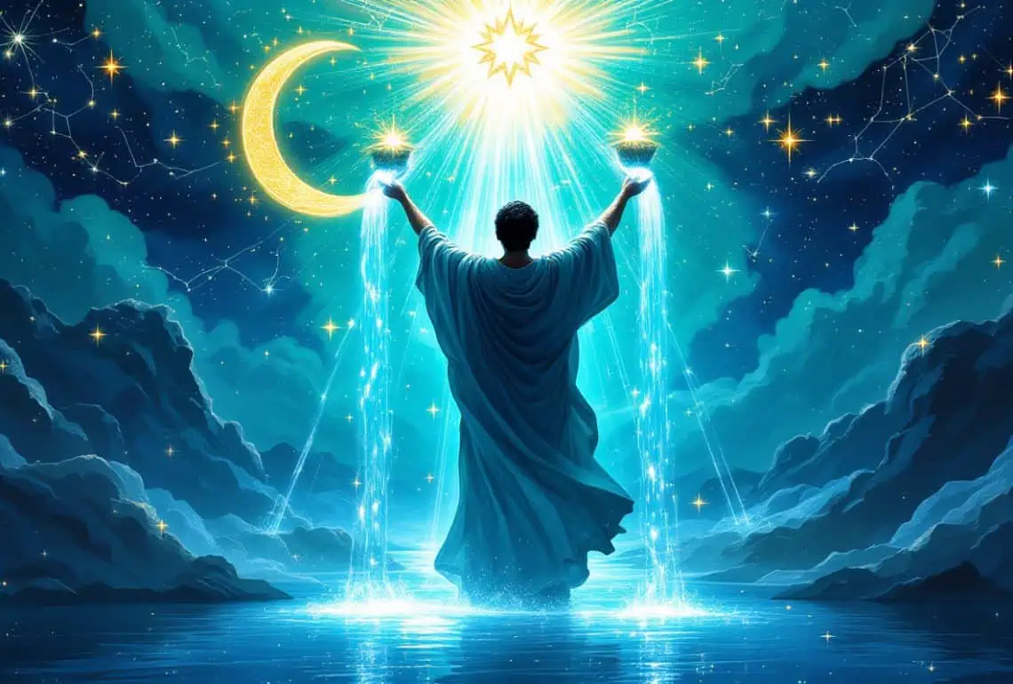 Moon Meets Pluto: Horoscope Art for 25 August 2026 - Saffarazzi Moon Meets Pluto — Horoscopes and Lucky Numbers for 25 August 2026