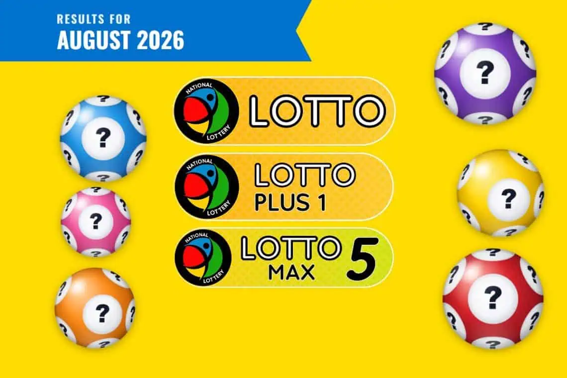 Lotto Results - August 2026 - Saffarazzi Lotto Results - August 2026