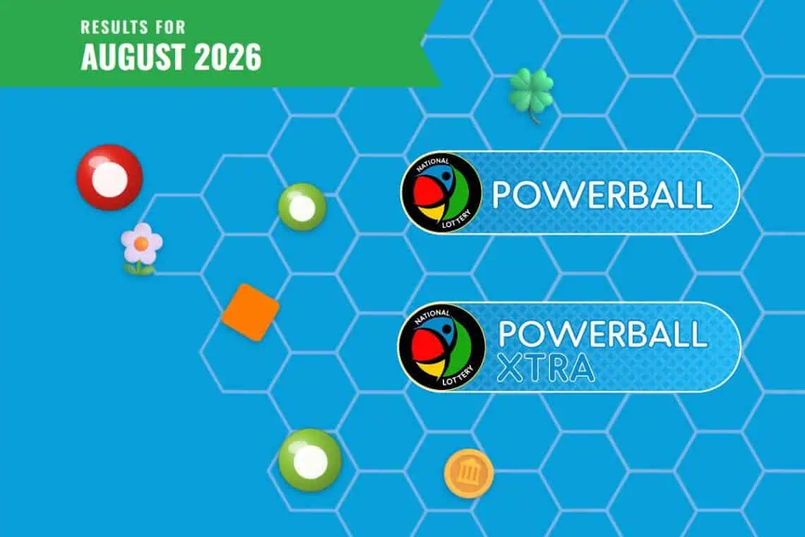 Powerball Results - August 2026 - Saffarazzi Powerball Results - August 2026