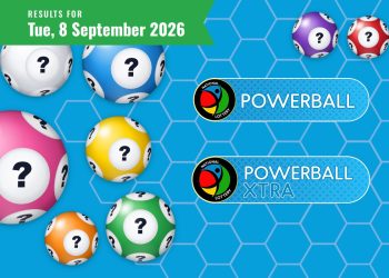 Powerball and Powerball XTRA Results lottery draw results for Tuesday, 8 September 2026