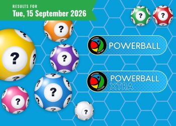 Powerball and Powerball XTRA Results - Tuesday, 15 September 2026 - Saffarazzi Powerball and Powerball XTRA Results lottery draw results for Tuesday, 15 September 2026