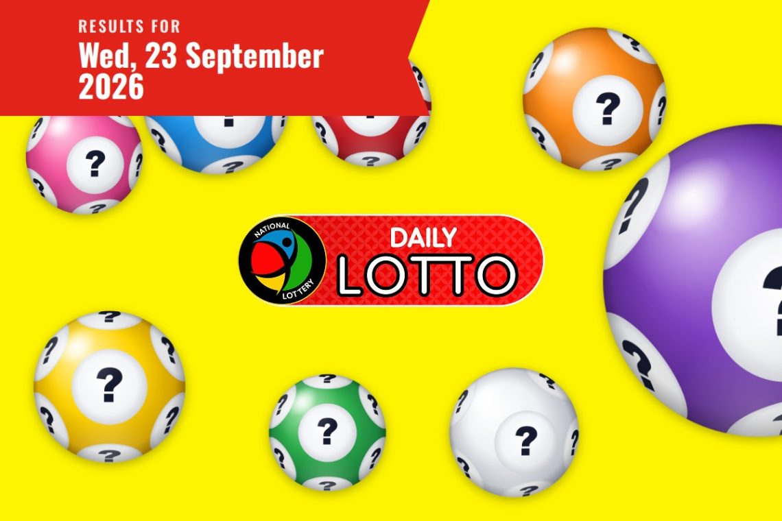 Daily Lotto Results - Wednesday, 23 September 2026 - Saffarazzi Daily Lotto Results lottery draw results for Wednesday, 23 September 2026