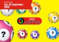 Daily Lotto Results - Saturday, 26 September 2026 - Saffarazzi Daily Lotto Results lottery draw results for Saturday, 26 September 2026