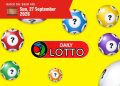 20260927-Daily_Lotto_Results-watch_nopt - Saffarazzi Bright yellow promo graphic with colorful lottery balls and a red banner announcing the Daily Lotto draw on Sun, 27 September 2026.