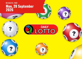 Daily Lotto Results lottery draw results for Monday, 28 September 2026