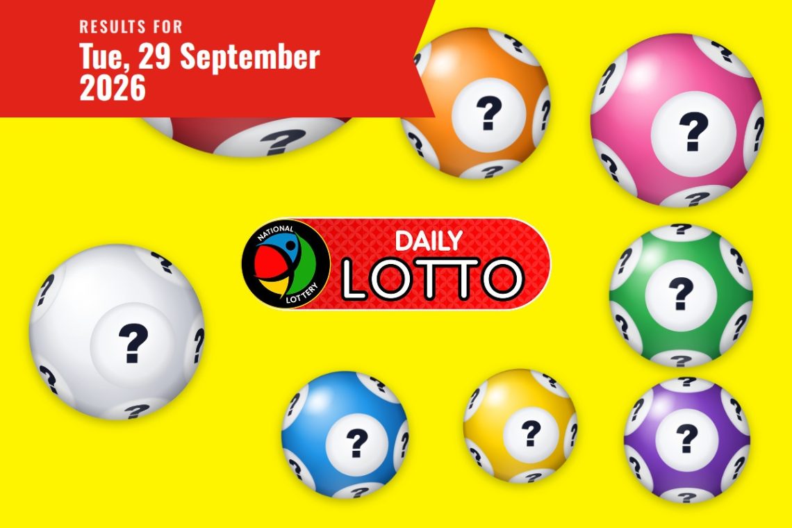 Daily Lotto Results - Tuesday, 29 September 2026 - Saffarazzi Daily Lotto Results lottery draw results for Tuesday, 29 September 2026