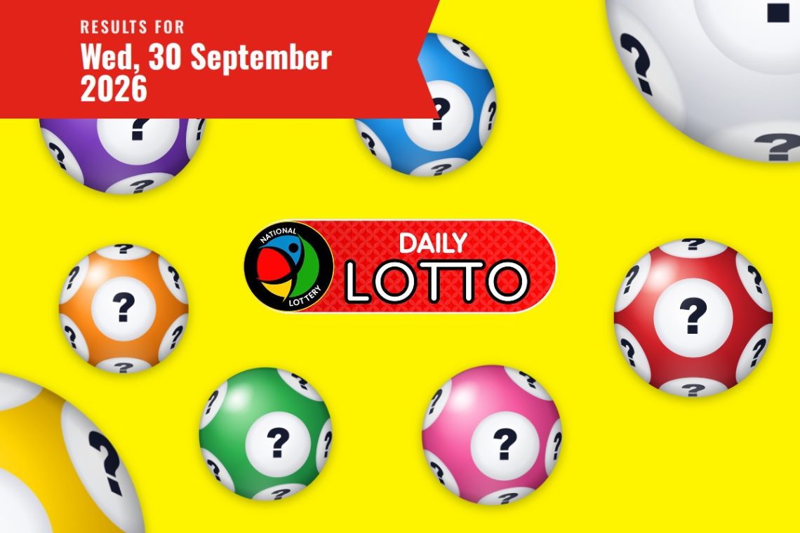 Daily Lotto Results - Wednesday, 30 September 2026 - Saffarazzi Daily Lotto Results lottery draw results for Wednesday, 30 September 2026