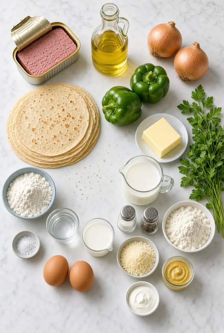 Ingredients for Cannelloni - Saffarazzi Ingredients for Cannelloni