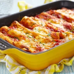 Easy Bully Beef Cannelloni Recipe with Creamy Cheese Sauce - Saffarazzi Easy Bully Beef Cannelloni Recipe with Creamy Cheese Sauce