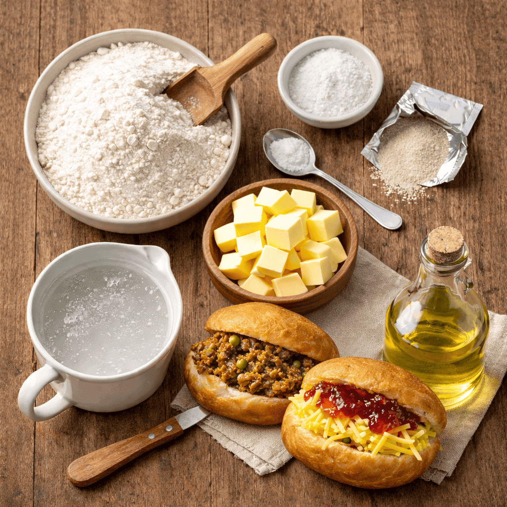 Ingredients for Vetkoek