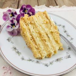 Slice of Jewish Custard Tart - Saffarazzi Slice of Jewish Custard Tart
