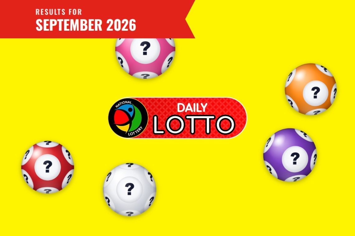 Daily Lotto Results - September 2026 - Saffarazzi Daily Lotto Results - September 2026