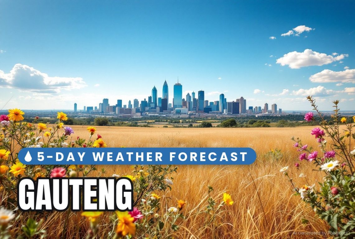 Sunrise over Gauteng: 5-Day Weather Forecast 21 - 25 September 2026 - Saffarazzi Gauteng 5-day weather forecast 21 - 25 September 2026