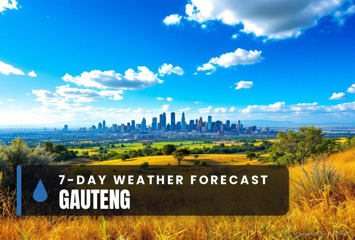 Sunrise over Gauteng: 7-Day Weather Forecast 21 - 27 September 2026 - Saffarazzi Gauteng 7-day weather forecast 21 - 27 September 2026