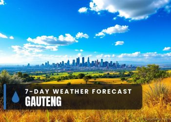 Gauteng 7-day weather forecast 21 - 27 September 2026