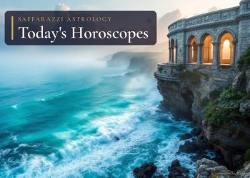 First Quarter Moon: Horoscope Art for 18 September 2026 - Saffarazzi First Quarter Moon — Horoscopes and Lucky Numbers for 18 September 2026