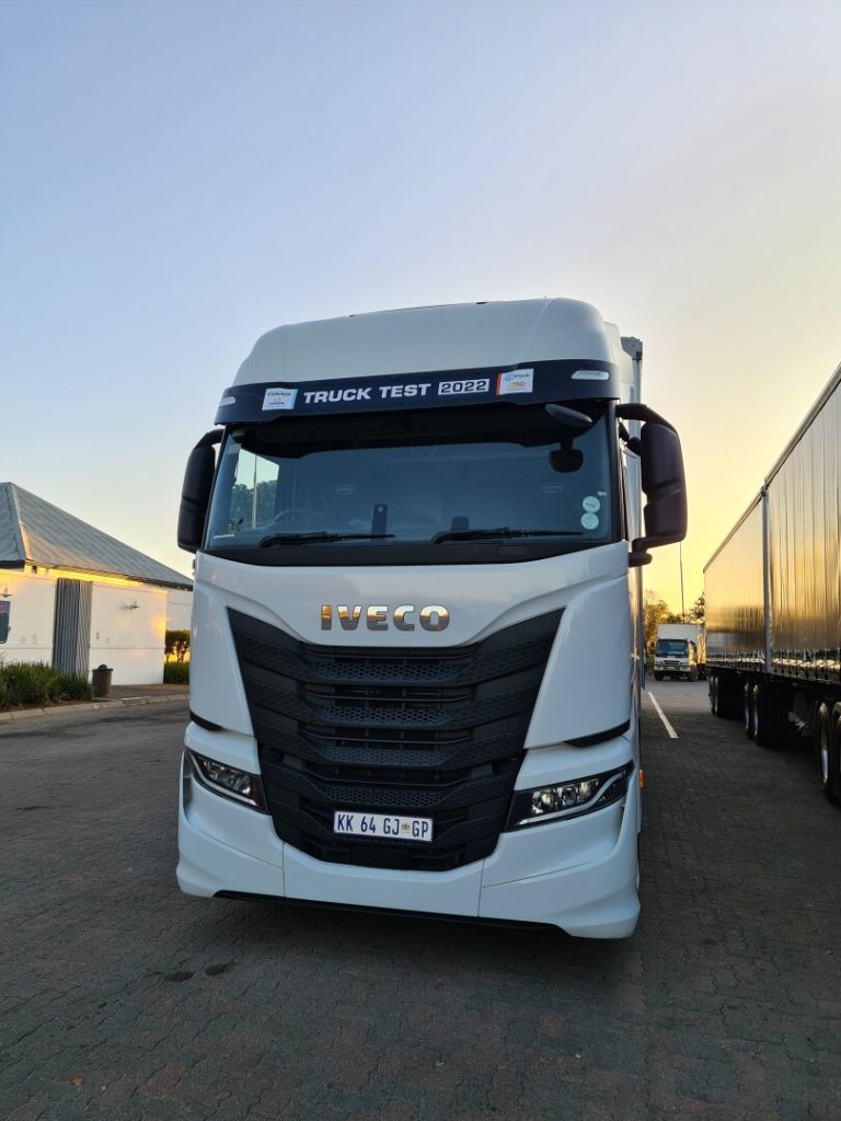 Iveco S-Way parked front view at Truck Test 2022 - Saffarazzi Iveco S-Way parked front view at Truck Test 2022