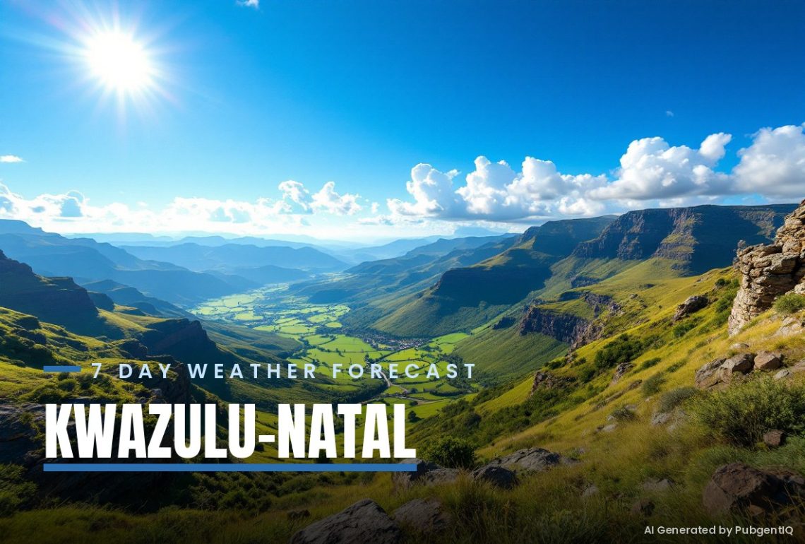 KwaZulu-Natal 7 day weather forecast 14 - 20 September 2026