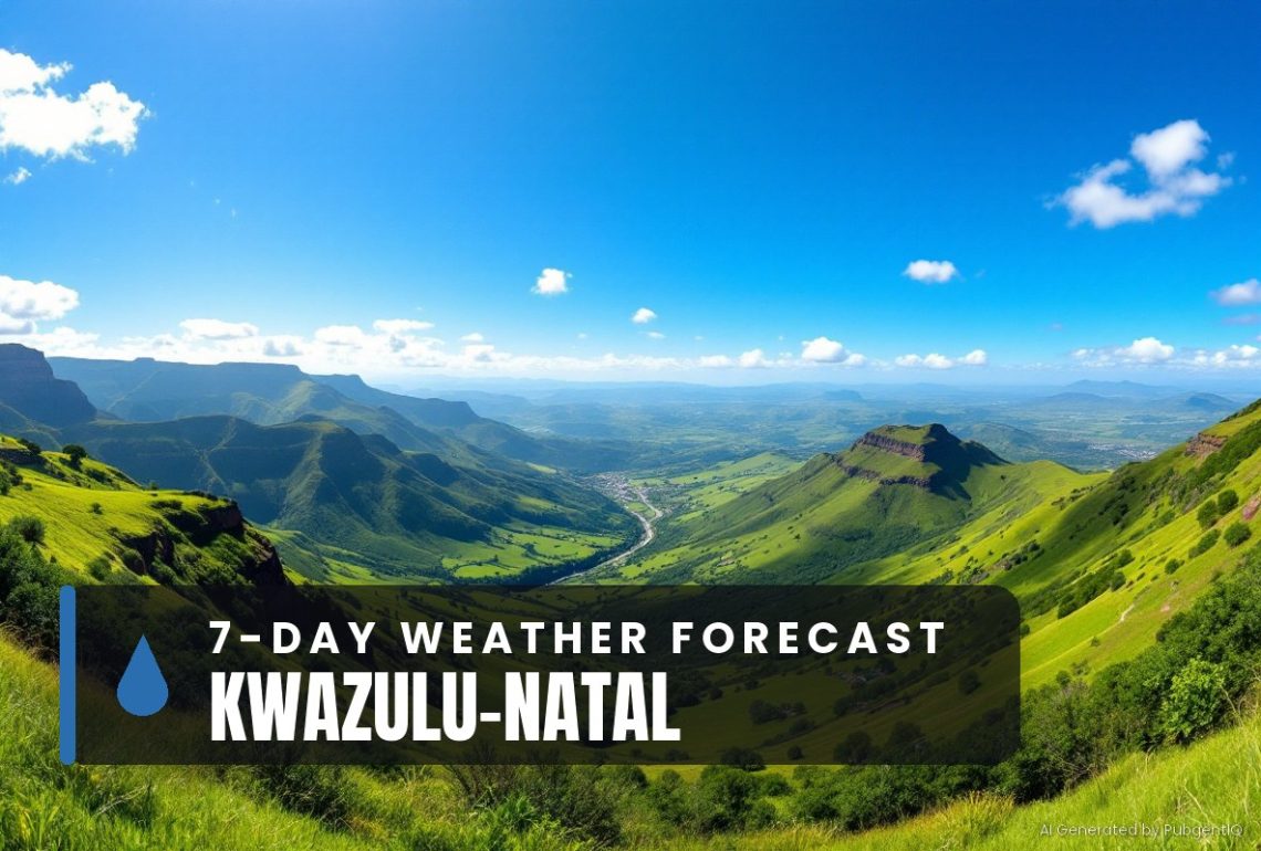 KwaZulu-Natal 7 day weather forecast 25 September - 1 October 2026