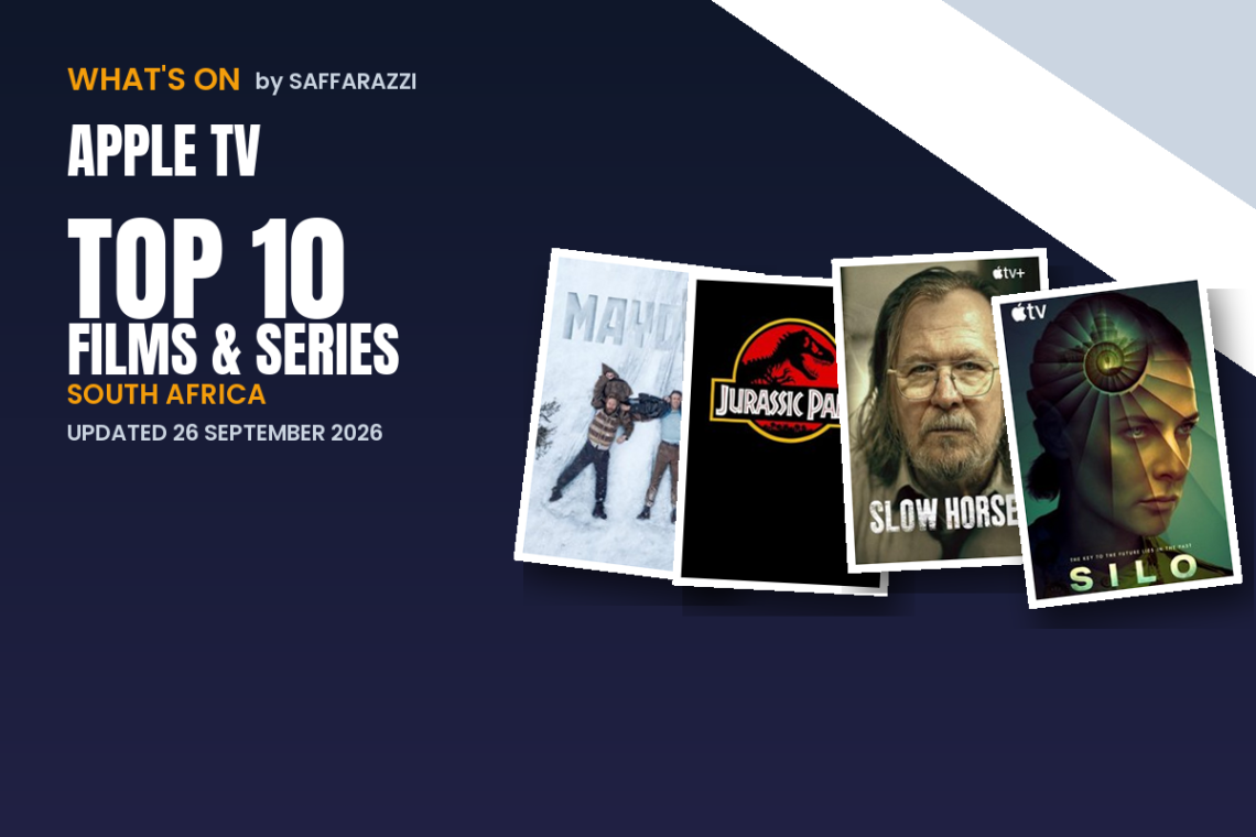 Apple TV Top 10 in South Africa: Films and Series This Week, updated 26 September 2026
