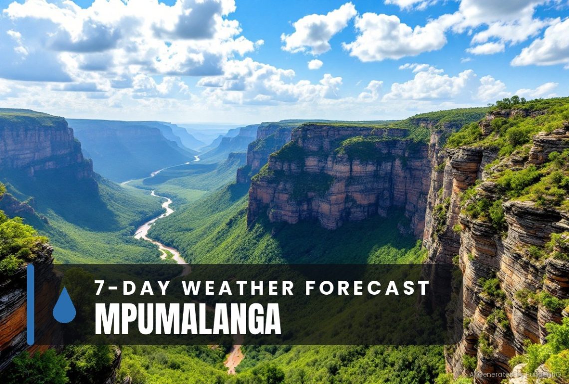 Sunrise over Mpumalanga: 7-Day Weather Forecast 21 - 27 September 2026 - Saffarazzi Mpumalanga 7-day weather forecast 21 - 27 September 2026