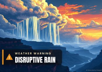 Today's Weather: Warning for Disruptive Rain, showers and thundershowers across much of the country - 17 September - Saffarazzi South Africa weather forecast Thursday 17 September 2026