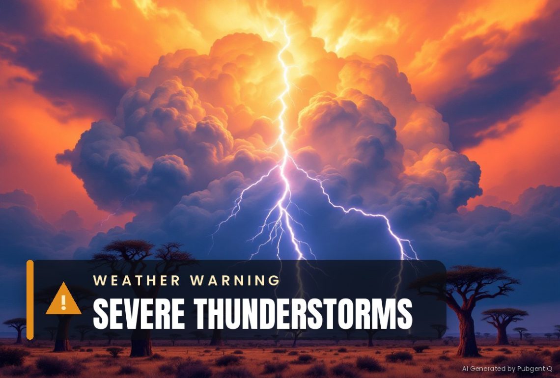 Weather Alert: Warning for Severe Thunderstorms Today (7-Day Forecast 26 Sept-2 Oct 2026) - Saffarazzi South Africa weather forecast Saturday 26 September 2026