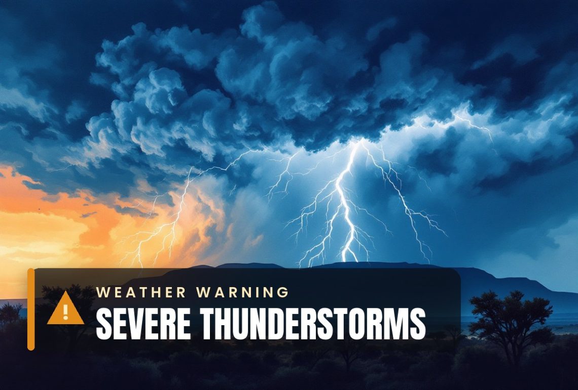 Weather Update: 7 Day Forecast & Warning for Severe Thunderstorms (6-12 Sept 2026) - Saffarazzi South Africa weather forecast Saturday 5 September 2026