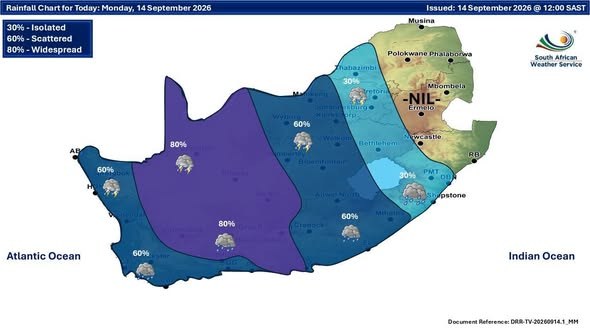 Weather post shared in the Severe Weather and Information Centre SA group