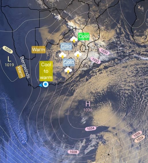 Weather post shared in the Severe Weather and Information Centre SA group