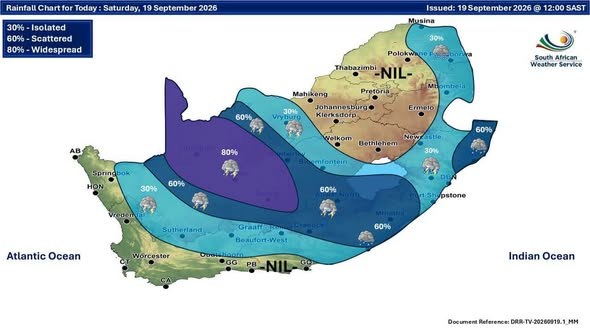 Weather post shared in the Severe Weather and Information Centre SA group