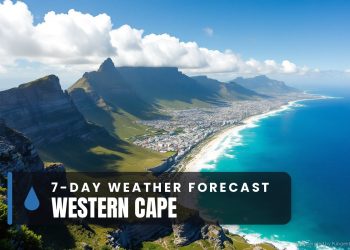 Western Cape 7-day weather forecast 21 - 27 September 2026