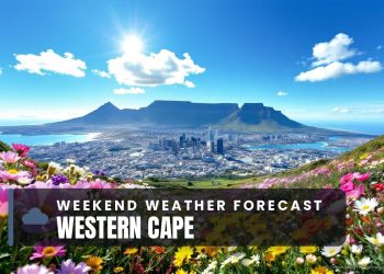Western Cape weekend weather forecast 19 - 20 September 2026